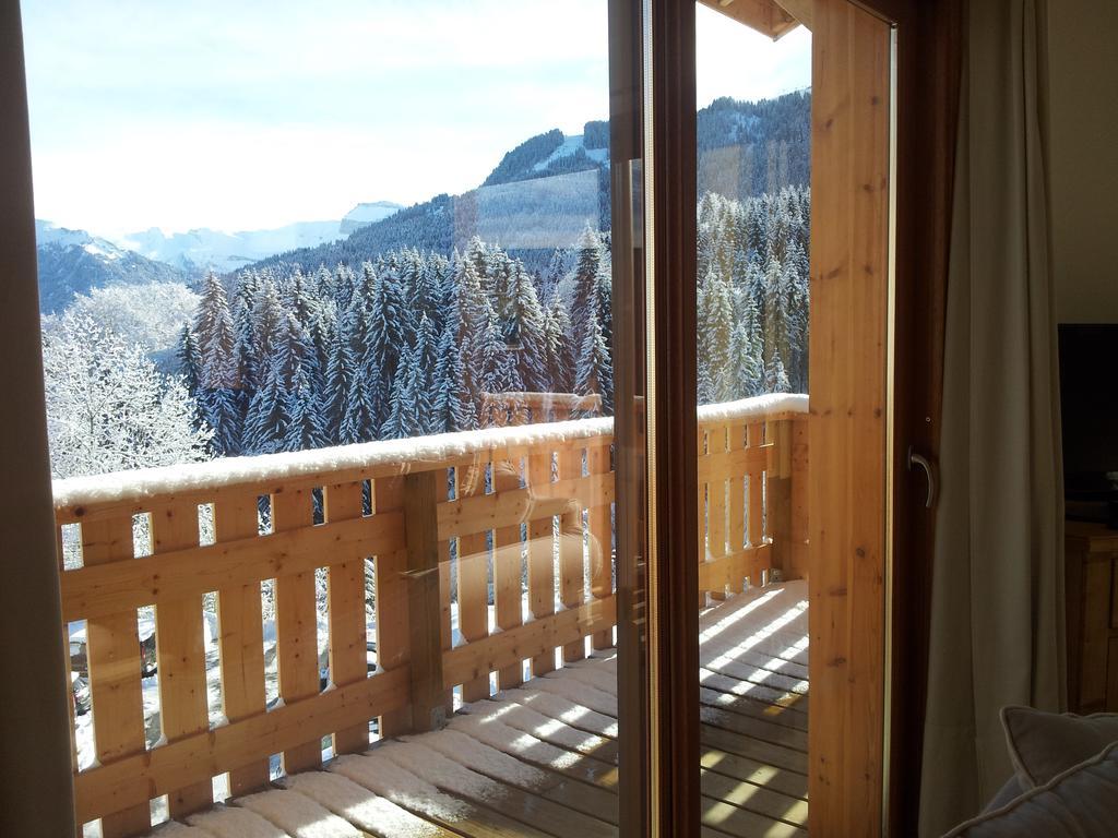Apartamento Les Terrasses De Perrieres Les Gets Habitación foto